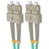 Qoltec SC/UPC šviesolaidinis pataisymo laidas - SC/UPC | Daugiarežimas | 50/125 | OM4 | Dvipusis | 1m