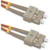 Qoltec SC/UPC šviesolaidinis pataisymo laidas - SC/UPC | Daugiarežimas | 50/125 | OM2 | Dvipusis | 3 m