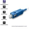 Qoltec Fiber Optic Pigtail SC/UPC | Vienmodis | 9/125 | G652D | 1m