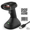 Qoltec Precyzyjny belaidis skaner czytnik kodów kreskowych 1D 2D + stacja ładowania | QR | EAN | USB