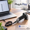 Qoltec Precyzyjny Skaner czytnik kodów kreskowych 1D 2D | QR | EAN | USB