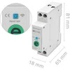 Elektros skaitiklis Qoltec 63A relė