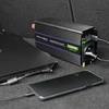QOLTEC 51925 Monolitinis įtampos keitiklis 1200 MS Wave / 12V iki 230V / 600/1200W / USB