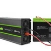 Qoltec Monolith įtampos keitiklis | 3000W | 6000W | 24V į 230V | gryna sinusinė banga | LCD