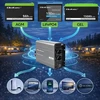 Qoltec Przetwornica napięcia MS Wave | 12V na 230V | 2000/4000W | USB | Kompatybilna su LiFePO4 GEL AGM