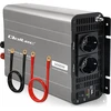 Qoltec Przetwornica napięcia MS Wave | 12V na 230V | 2500/5000W | USB | Kompatybilna su LiFePO4 GEL AGM