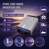 Qoltec Przetwornica napięcia Pure Sine Wave | 12V na 230V | 2000/4000W | UPS BYPASS | LCD | USB | USB-C | Kompatybilna su LiFePO4 GEL AGM