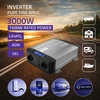 Qoltec Przetwornica napięcia Pure Sine Wave | 12V na 230V | 1500/3000W | LCD | USB | USB-C | Kompatybilna su LiFePO4 GEL AGM