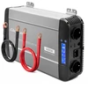 Qoltec Przetwornica napięcia Pure Sine Wave | 12V na 230V | 2000/4000W | UPS BYPASS | LCD | USB | USB-C | Kompatybilna su LiFePO4 GEL AGM