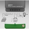 Qoltec 53662 Saulės įkrovimo valdiklis MPPT su temperatūros jutikliu 30A | 12V / 24V | LCD | 2x USB