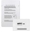 „Qoltec MPPT“ saulės įkrovimo valdiklis su temperatūros jutikliu 80A | 12V / 24V / 36V / 48V | LCD | „Bluetooth“ | programėlė | gelis | LiFePO4