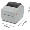 Etikečių Spausdintuvas - Qoltec Ltp-0243, Juodas