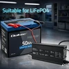 Qoltec Specjalistyczna kroviklis do akumulatora LiFePO4 12V | 30A | PF 0.9 | LED | Inteligentne ładowanie