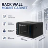 QOLTEC 54465 Rack spintelė 19 colių 6U 600x370mm