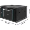 QOLTEC 54465 Rack spintelė 19 colių 6U 600x370mm