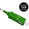 Qoltec Splitter 1x4 | SC/APC – SC/APC | G.657A | Vienmodis | 0,9 mm