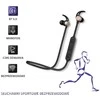 QOLTEC 50842 BT 5.0 JL sports belaidės ausinės magnetic microphone Juodas