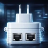 Maršrutizatorius Qoltec 57068 WiFi 5 Signal Booster | Repeater | Access Point | AC1200 | 6 antennas | 2x RJ45 | 128MB