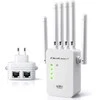 Maršrutizatorius Qoltec 57068 WiFi 5 Signal Booster | Repeater | Access Point | AC1200 | 6 antennas | 2x RJ45 | 128MB
