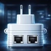 Qoltec Stiprintuvas sygnału WiFi | Repeater | Access Point | N300 | 6 anten | 2x RJ45