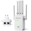 Qoltec Stiprintuvas sygnału WiFi | Repeater | Access Point | N300 | 6 anten | 2x RJ45