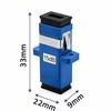 Qoltec šviesolaidinis atenuatorius SC/UPC (F) - SC/UPC (F) | Vienmodis | 15dB