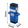 Qoltec šviesolaidinis atenuatorius SC/UPC (F) - SC/UPC (F) | Vienmodis | 3dB