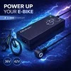 Qoltec Fast įkroviklis elektriniam dviračiui 36V | 42V | 2A | Mi4 magnetinis kištukas + maitinimo laidas