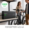 Qoltec Szybka Įkroviklis do roweru skutera elektrycznego 36V | 42V | 4A |wtyczka Bosch + kabelis zasilający