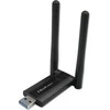 Qoltec 56987 Adapteris USB DUAL Wi-Fi su antena 2 x 2dBi | Standartinė kintamoji srovė | USB 3.0 | 1200 Mbps