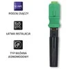 QOLTEC 54498 SC APC fiber optic quick connector Singlemode 0.9mm Set of 10 pcs