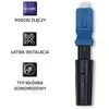 QOLTEC 54497 SC/UPC šviesolaidinė greitoji jungtis, vienmodė, 3,0 mm