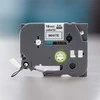 QOLTEC 50748 Tape for BROTHER TZ2-241 / 18mm x 8m / Baltas/ Juodas print