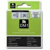 QOLTEC 50751 Tape for DYMO D1 45803/ 45808 / 19mm x 7m / Baltas/Juodas print