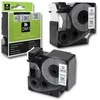 QOLTEC 50752 Tape for DYMO D1 53713/ 53718 / 24mm x 7m / Baltas/Juodas print