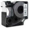 QOLTEC 50752 Tape for DYMO D1 53713/ 53718 / 24mm x 7m / Baltas/Juodas print