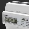 „Qoltec“ 3 fazių dvikryptis elektroninis skaitiklis | Energijos skaitiklis, montuojamas ant DIN bėgelio | 400 V | 100 A | LCD | 4P