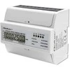 „Qoltec“ 3 fazių dvikryptis elektroninis skaitiklis | Energijos skaitiklis, montuojamas ant DIN bėgelio | 400 V | 100 A | LCD | 4P