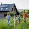 „Qoltec“ 3 fazių dvikryptis elektroninis skaitiklis | Energijos skaitiklis, montuojamas ant DIN bėgelio | 400 V | 100 A | LCD | 4P