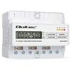 „Qoltec“ trifazis elektroninis skaitiklis | Energijos suvartojimo skaitiklis, montuojamas ant DIN bėgelio | 400 V | 100 A | LCD | LED | 7P