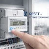 Qoltec 50980 Three-phase electronic meter with reset | DIN rail energy consumption meter | 400V | 100A | LCD | LED | 4P