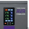 Qoltec Trójfazowy stabilizator napięcia AVR MULTIPROTECTION |10kVA | Dokładność ± 3% | Serwomotor 3F | LCD | Expert Line