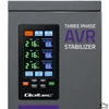 Qoltec Trójfazowy stabilizator napięcia AVR MULTIPROTECTION | 40kVA | Dokładność ± 3% | Serwomotor 3F | LCD | Expert Line