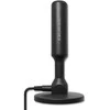 Zenwire Qoltec Wewnętrzna Antena TV DVB-T2 ze wzmacniaczem sygnału i magnetyczną podstawą | 4K | 28dBi | 5m