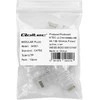 Qoltec Plug modulinė jungtis RJ45 | CAT5e | UTP | Paauksuoti kontaktai | 10 vnt