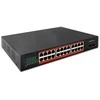 Šakotuvas Qoltec Przełącznik sieciowy SWITCH Gigabit Ethernet | 24x RJ45 | 2x SFP | 1000 Mb/s