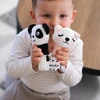 Akuku minkštas pliušinis žaisliukas/ barškutis Panda, A0706