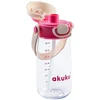 Akuku vaikiška gertuvė su šiaudeliu 480 ml. Rožinė, A0725
