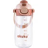 Akuku vaikiška gertuvė su šiaudeliu 480 ml. rusvai gelsvas, A0726