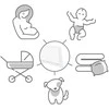Babyono kūdikio pervystymo paklotai 12 vnt 40x60 513/12